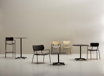 Кресло лаунж с обивкой Arrmet Kiyumi Fabric LO сталь, ткань Фото 8