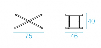 Пуф металлический складной-thumbs-Фото3
