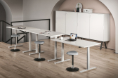 Стол ламинированный с регулировкой высоты Gaber Azione металл, ламинат Фото 7