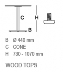 Подстолье металлическое барное-thumbs-Фото3