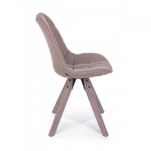 Стул пластиковый с обивкой Garden Relax Sedia дуб, пластик тортора Фото 4