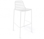 Стул металлический барный Gaber Link металл белый Фото 1