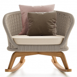 Кресло-качалка плетеное с подушкой-thumbs-Фото1