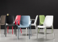Комплект пластиковых стульев Scab Design Ginevra Set 6 стеклопластик горчичный Фото 6