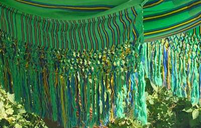 Гамак двухместный Besta Fiesta Kolombus хлопок зеленый Фото 4