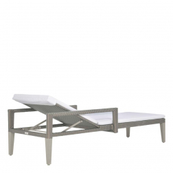 Шезлонг-лежак плетеный с матрасом-thumbs-Фото4