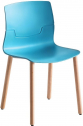 Стул пластиковый Gaber Slot Fill BL бук, технополимер Фото 1