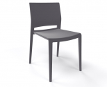 Стул пластиковый Gaber Bakhita технополимер серый Фото 1