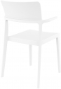 Кресло пластиковое Siesta Contract Plus стеклопластик белый Фото 7