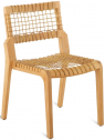 Стул деревянный плетеный Unopiu Synthesis тик, искусственный ротанг Фото 1