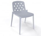 Стул пластиковый Gaber Isidora технополимер жемчужно-серый Фото 1