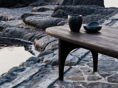 Стол обеденный деревянный SNOC Whale Noche тик ночь Фото 5