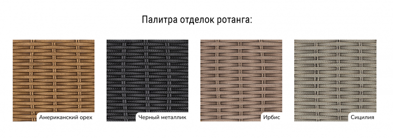 Кресло плетеное с подушками Patio