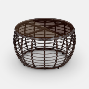 Комплект плетеной мебели ReeHouse Lotus алюминий, искусственный ротанг, олефин, стекло шоколад металлик, коричневый, бронза Фото 21