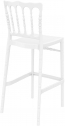 Стул пластиковый барный Siesta Contract Opera Bar 75 поликарбонат белый Фото 10