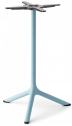 Стол ламинированный обеденный Scab Design Tripe сталь, компакт-ламинат HPL голубой, кортен Фото 7