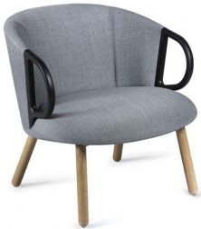 Кресло деревянное с обивкой-thumbs-Фото1