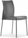 Стул пластиковый PEDRALI Ice алюминий, полипропилен серый Фото 1