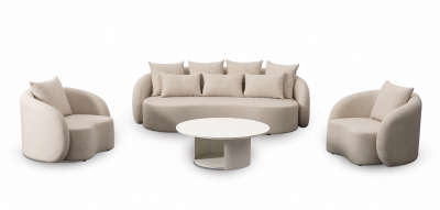 Столик металлический кофейный Grattoni Cosy алюминий белый Фото 4