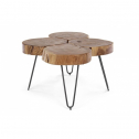Столик деревянный журнальный Garden Relax ORBITAL металл/дерево Ситтим Фото 4