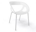 Кресло пластиковое Gaber Moema 69 металл, технополимер белый Фото 1