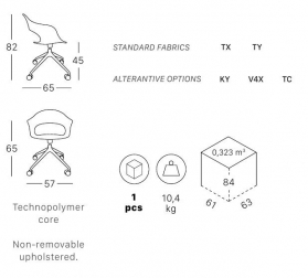 Кресло офисное с обивкой-thumbs-Фото3