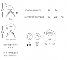 Кресло офисное с обивкой-thumbs-Фото3