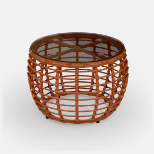 Комплект плетеной мебели ReeHouse Lotus алюминий, искусственный ротанг, олефин, стекло африканский закат, капучино, бронза Фото 21