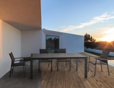Кресло текстиленовое Garden Relax Kubik алюминий, ДПК, текстилен антрацит, тик Фото 13