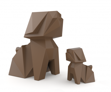 Фигура дизайнерская пластиковая Vondom Origami Koinu Basic полиэтилен Фото 4