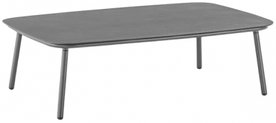 Комплект лаунж мебели Grattoni Yolk алюминий, роуп, олефин антрацит, темно-серый, угольный Фото 7