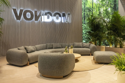 Кресло лаунж мягкое Vondom Milos ироко, ткань, полиуретан Фото 7