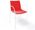 Кресло пластиковое Gaber Kanvas TB металл, технополимер красный Фото 1
