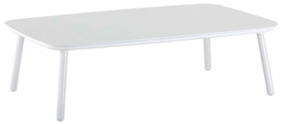 Комплект лаунж мебели Grattoni Yolk алюминий, роуп, олефин белый, конопляный Фото 7