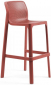Стул пластиковый барный Nardi Net Stool стеклопластик коралловый Фото 1