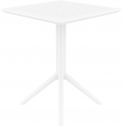 Стол пластиковый складной Siesta Contract Sky Folding Table 60 сталь, пластик белый Фото 18