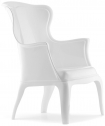 Кресло пластиковое PEDRALI Pasha пластик белый Фото 1