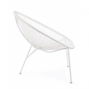 Кресло дизайнерское Garden Relax Dorothy оцинкованная сталь, полиэстер белый Фото 4