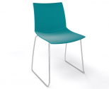Стул пластиковый Gaber Kanvas S сталь, технополимер светло-голубой Фото 1