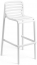 Стул пластиковый барный Nardi Doga Stool стеклопластик белый Фото 1