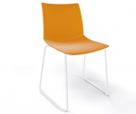 Стул пластиковый Gaber Kanvas ST сталь, технополимер горчичный Фото 1