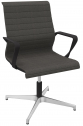 Кресло офисное вращающееся Quadrifoglio Dinamica Soft алюминий, ткань черный Фото 1