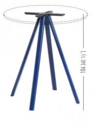 Подстолье металлическое барное-thumbs-Фото3