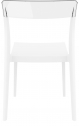 Стул пластиковый Siesta Contract Flash стеклопластик, поликарбонат белый, прозрачный Фото 8