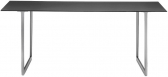Стол ламинированный PEDRALI Toa алюминий, компакт-ламинат HPL титановый, черный Фото 1