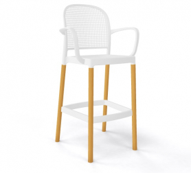 Кресло пластиковое барное-thumbs-Фото1