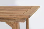 Стол обеденный раздвижной Garden Relax Noemi акация натуральный Фото 5
