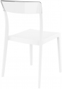 Стул пластиковый Siesta Contract Flash стеклопластик, поликарбонат белый, прозрачный Фото 6