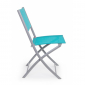 Стул текстиленовый складной Garden Relax Emilia сталь, текстилен бирюзовый Фото 4