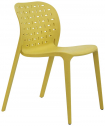 Стул пластиковый Rossanese полипропилен, стекловолокно горчичный Фото 1